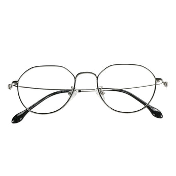 Metal Geometric Eyeglasses