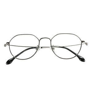 Metal Geometric Eyeglasses