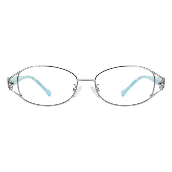Metal Oval Eyeglasses