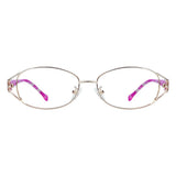 Metal Oval Eyeglasses