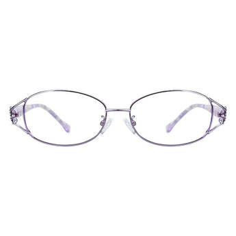 Metal Oval Eyeglasses