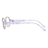 Metal Oval Eyeglasses