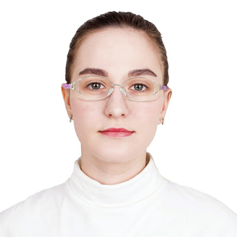 Metal Oval Eyeglasses