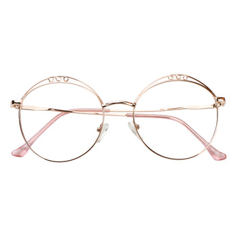Kayla Metal Round Eyeglasses - LifeArtVision