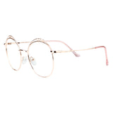 Kayla Metal Round Eyeglasses - LifeArtVision