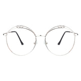 Kayla Metal Round Eyeglasses - LifeArtVision