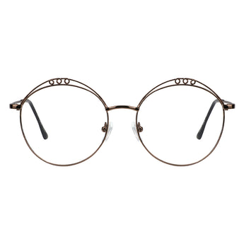 Kayla Metal Round Eyeglasses - LifeArtVision
