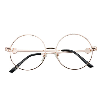 Metal Oval Eyeglasses