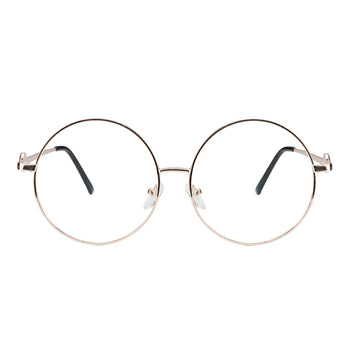 Metal Oval Eyeglasses