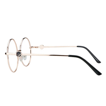 Metal Oval Eyeglasses
