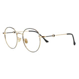 Metal Oval Eyeglasses