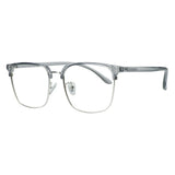 Metal Square Eyeglasses