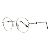 Metal Oval Eyeglasses
