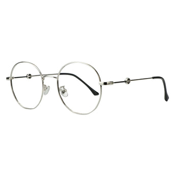 Metal Oval Eyeglasses