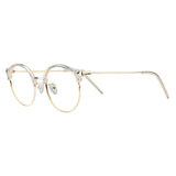 Metal Oval Eyeglasses