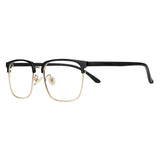 Metal Square Eyeglasses