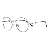 Metal Oval Eyeglasses
