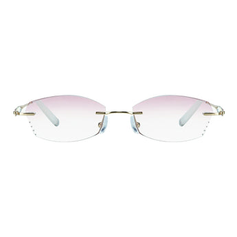 Metal Rectangle Eyeglasses