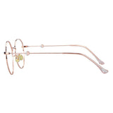 Metal Oval Eyeglasses