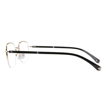 Bruce Metal Rectangle Eyeglasses—LifeArtVision