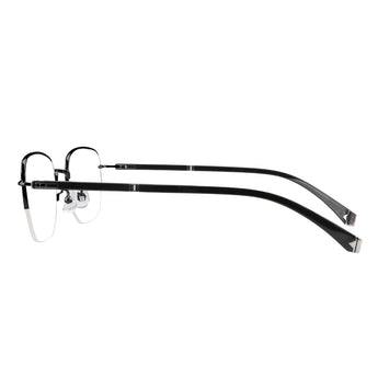Bruce Metal Rectangle Eyeglasses—LifeArtVision
