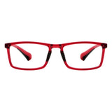 TR &Silica gel Rectangle Kid's Eyeglasses