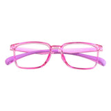 TR & Silica Gel Rectangle Kid's Eyeglasses