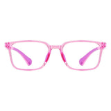 TR & Silica Gel Rectangle Kid's Eyeglasses