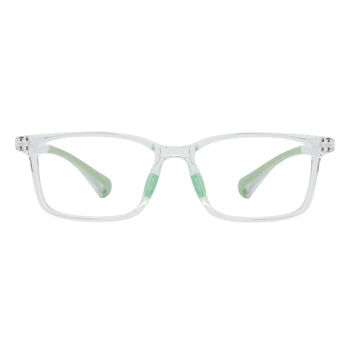Yolande TR&Silica gel Rectangle Kid's Eyeglasses - LifeArtVision