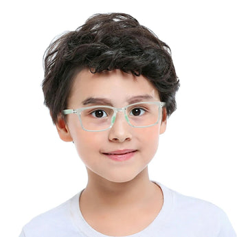 TR&Silica gel Rectangle Kid's Eyeglasses