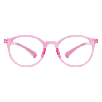 TR & Silica Gel Oval Kid's Eyeglasses