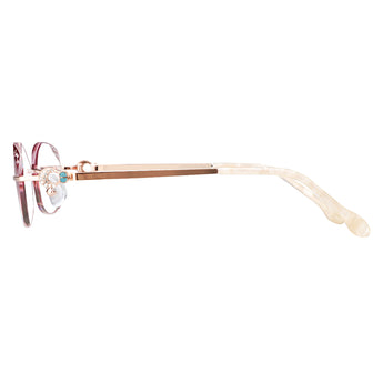 Metal Oval Eyeglasses