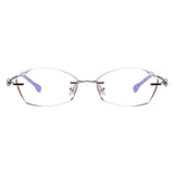 Metal Oval Eyeglasses