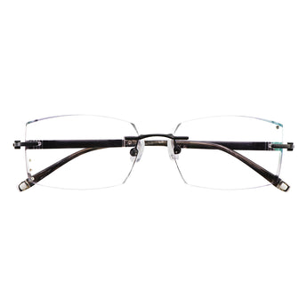 Brisa Metal Rectangle Eyeglasses - LifeArtVision