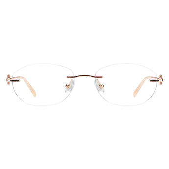 Metal Geometric Eyeglasses