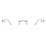 Metal Geometric Eyeglasses