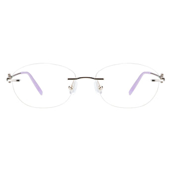 Metal Geometric Eyeglasses