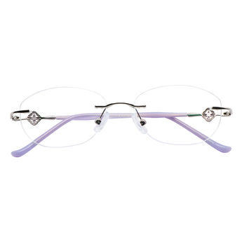 Metal Oval Eyeglasses