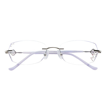 Metal Square Eyeglasses