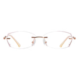 Metal Geometric Eyeglasses