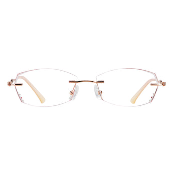 Metal Geometric Eyeglasses