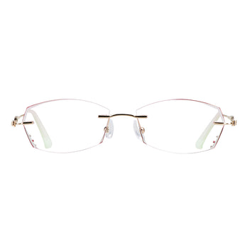 Metal Geometric Eyeglasses