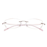 Metal Geometric Eyeglasses