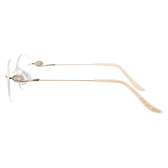 Metal Geometric Eyeglasses
