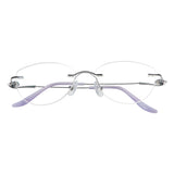 Metal Geometric Eyeglasses