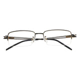 William Metal Rectangle Eyeglasses - LifeArtVision