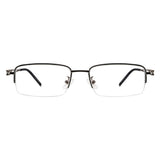 William Metal Rectangle Eyeglasses - LifeArtVision