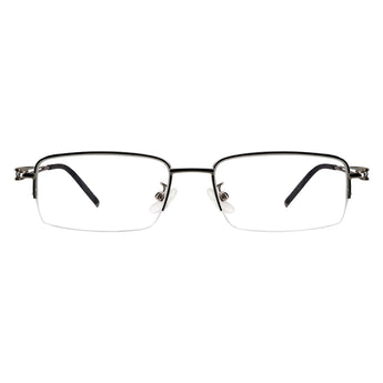 William Metal Rectangle Eyeglasses - LifeArtVision