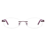 Amanda Metal Round Eyeglasses - LifeArtVision