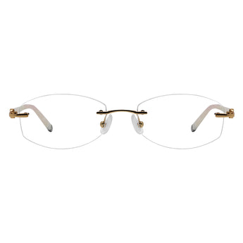 Amanda Metal Round Eyeglasses - LifeArtVision